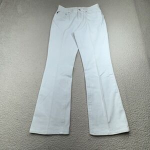 Ralph Lauren Jeans Womens 8 Blue Flare High Rise Stretch Denim Pants Y2K 27x28